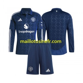 Maillot de Foot Manchester United Domicile 2024-25 Manches Longues - Enfant